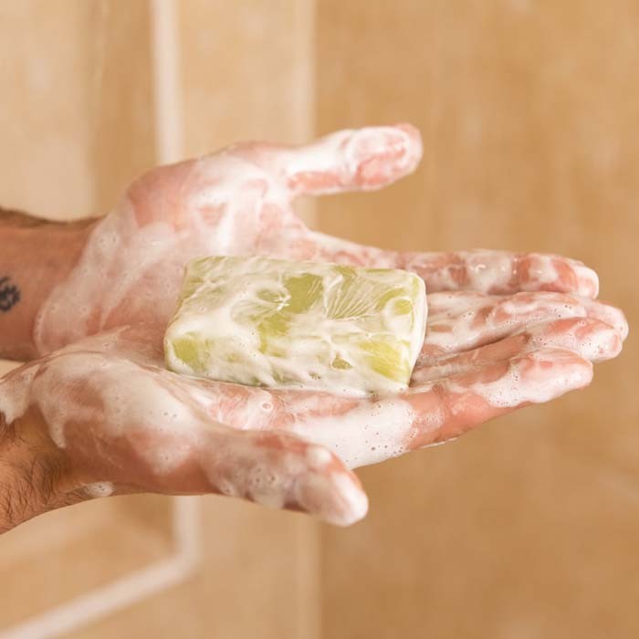 Shower Blocks Duschseife plastikfreies Seifengel 100g Mango & Passionsfruit - 0