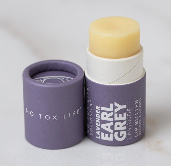 Vegane Lippenpflege No Tox Life Lavendel – plastikfreie Verpackung