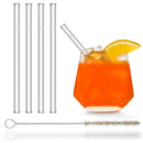 Trinkhalm aus Glas 4er-Set gerade-4