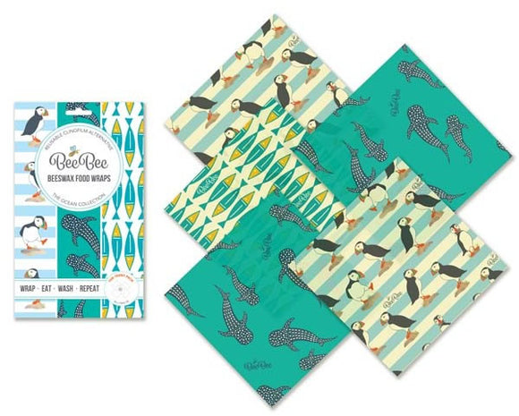 BeeBee Bienenwachstücher Teeny Pack 5er-Set