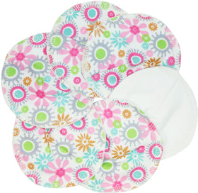 ImseVimse Stilleinlage Bio-BW 3 Paar Flowers