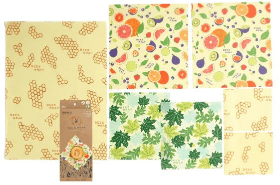 Bees Wrap Bienenwachstücher Startset 7-teilig Remix