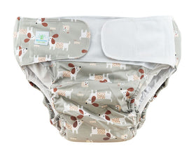 Blümchen waschbare Inkontinenzwindel Erwachsene Gr. M (65-110 cm)