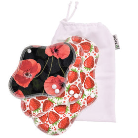 T-Tomi waschbare Menstruationsbinden Test-Set 3-teilig