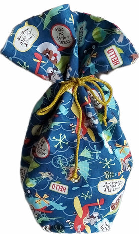 Geschenkbeutel zum Wenden 2in1 Geburtstag & Weihnachten