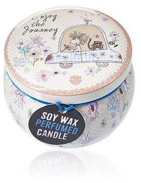 Soja-Kerze in der Dose Parma-Veilchen