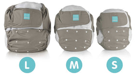 Seneo Windelüberhose für Erwachsene Grau - 0