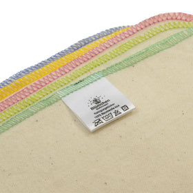 Blümchen Reinigungstücher Flanell Bio-BW 10er-Set - 0