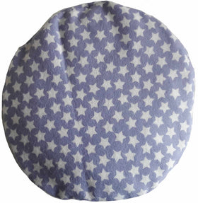 Wärmekissen rund Sterne flieder inkl. Kissenhülle