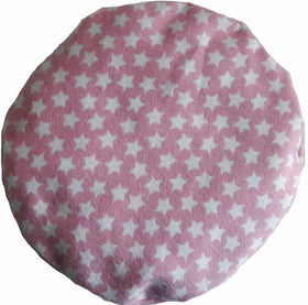 Wärmekissen rund Sterne rosa inkl. Kissenhülle - 0