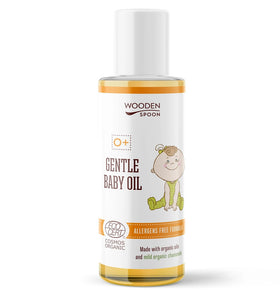 Wooden Spoon Bio-Babyöl Glasflasche 100 ml
