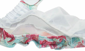 Blümchen waschbare Inkontinenzwindel Erwachsene Gr. S (55-90 cm) - 0