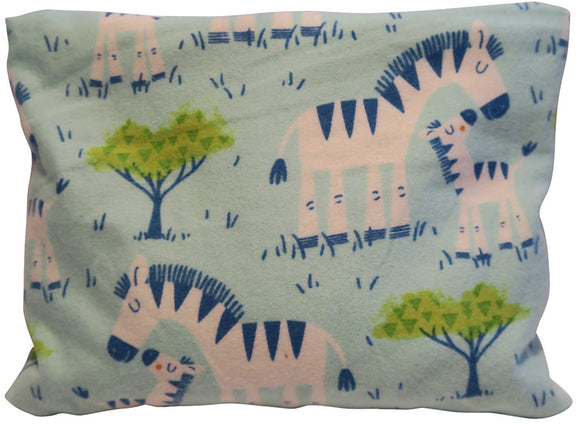 Wärmekissen 20x16 cm Zebra blau inkl. Kissenhülle
