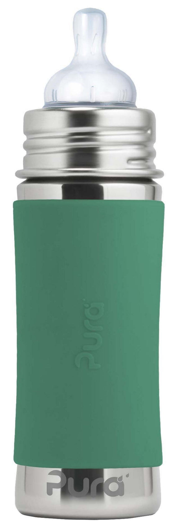 Purakiki Babyflasche 300 ml mit Silikon-Sleeve