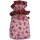 Geschenkbeutel Verpackung aus Stoff Paisley Herz auf rosa