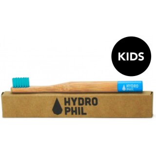 Hydrophil Bambus Kinder-Zahnbürste blau