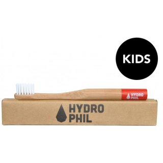 Hydrophil Bambus Kinder-Zahnbürste rot