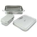 Edelstahl Lunchbox Large mit Mini 2er-Set