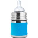 Purakiki Babyflasche 125 ml mit Silikon-Sleeve