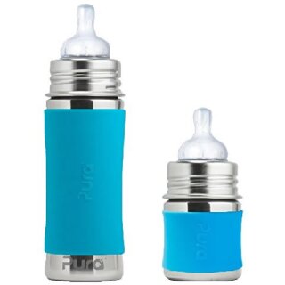 Purakiki Babyflasche Kombo 125 & 300 ml Blau