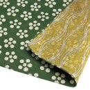 Furoshiki Tuch Japanese Apricot Green/Yellow 48x48 cm