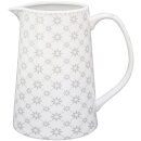 Krasilnikoff Jug Porzellan-Krug 800 ml Flowers diagonal