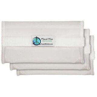 Planet Wise Snack Bag Transparent 3er-Set