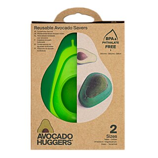 Food Huggers Silikon-Deckel Avocado Hülle 2er-Set