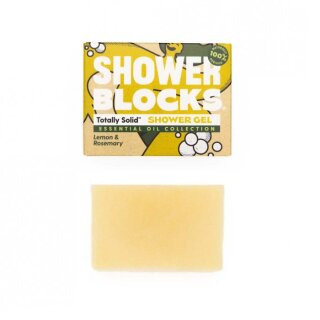 Shower Blocks Duschseife plastikfreies Seifengel 100g Lemon & Rosmary