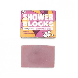 Shower Blocks Duschseife plastikfreies Seifengel 100g Mango & Passionsfruit
