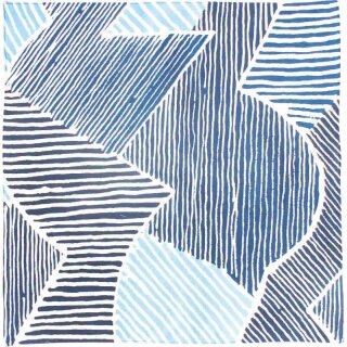 Furoshiki Tuch Cohare Annual Ring Blue 45x45 cm