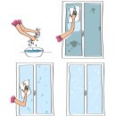 Brilltout Geniales Fensterwischtuch-Set