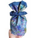 Geschenksäckchen Verpackung aus Stoff Goldener Pfau